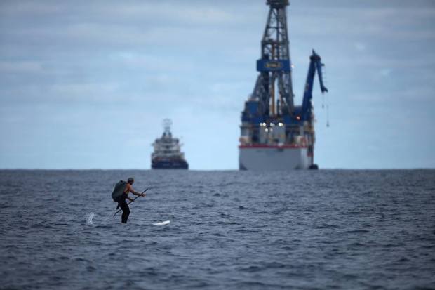 Oil Free Seas Flotilla: Barclay with supplies for Flotilla