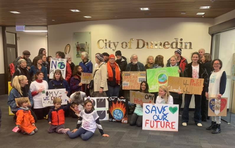 DCC protest turns celebration